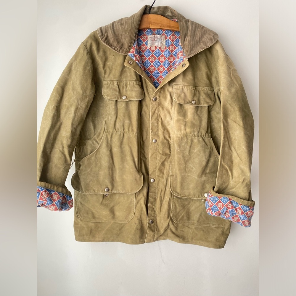 Vintage Jacket Men’s Large 1950’s Hunting Coat Lined - Picture 2 of 12